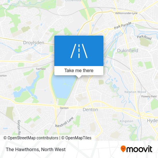 The Hawthorns map