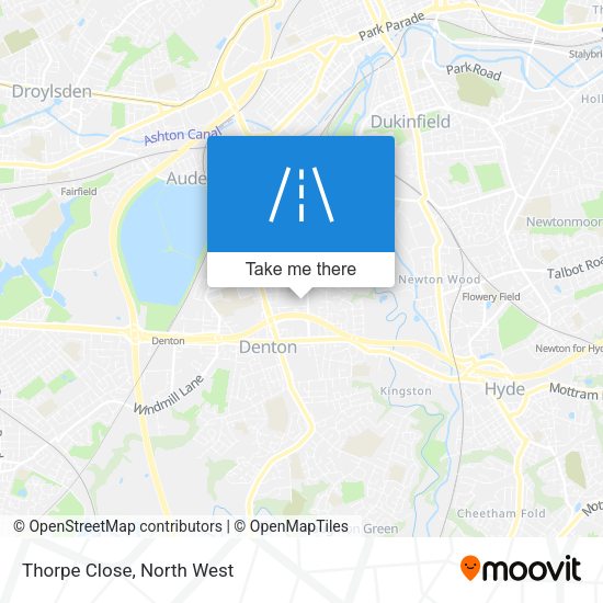 Thorpe Close map