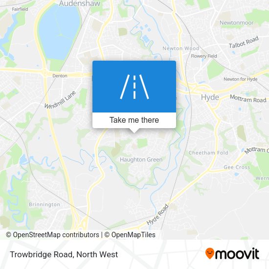 Trowbridge Road map