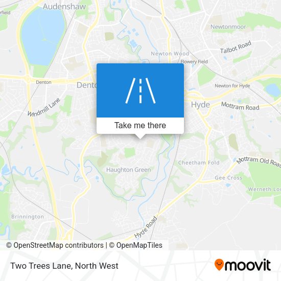 Two Trees Lane map