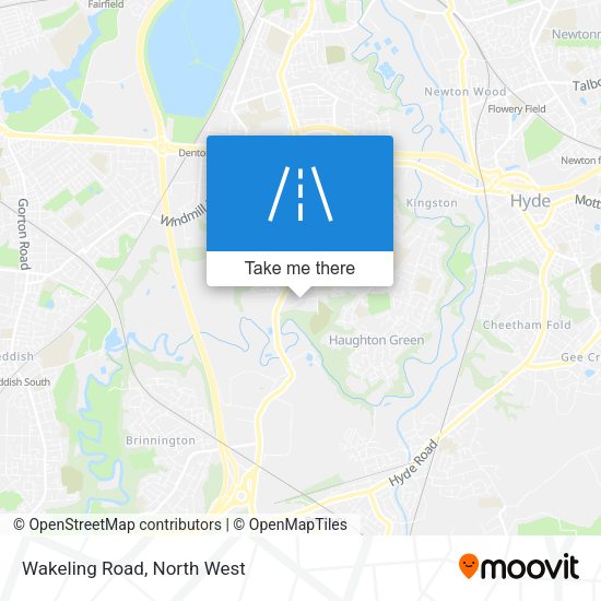 Wakeling Road map