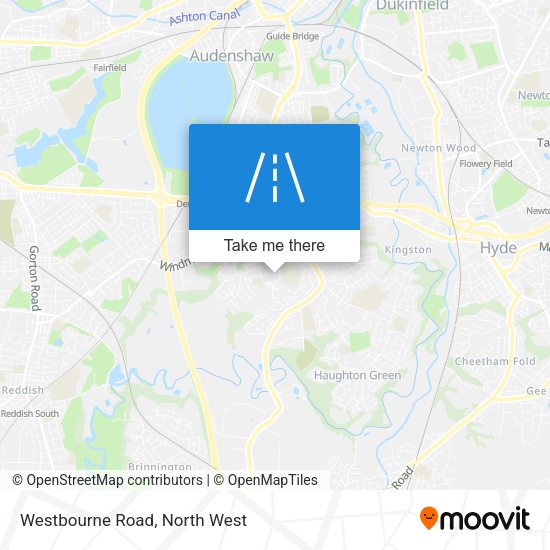 Westbourne Road map