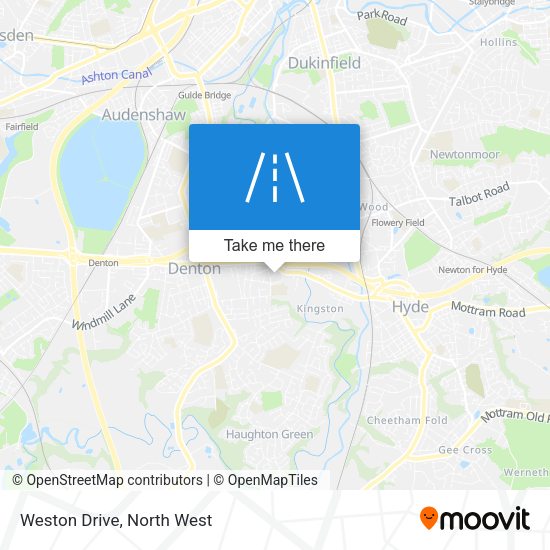 Weston Drive map
