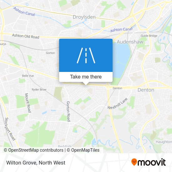 Wilton Grove map
