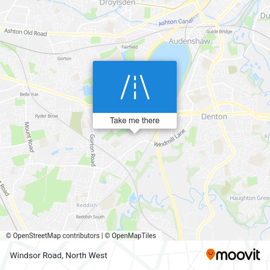 Windsor Road map