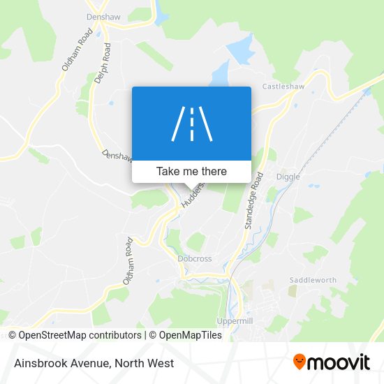 Ainsbrook Avenue map