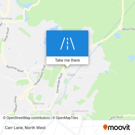 Carr Lane map