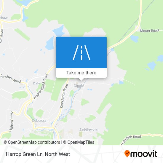 Harrop Green Ln map