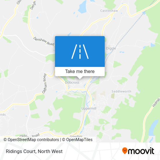 Ridings Court map