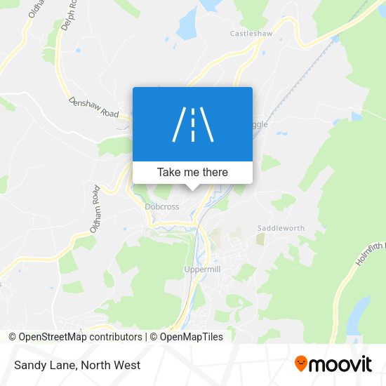 Sandy Lane map