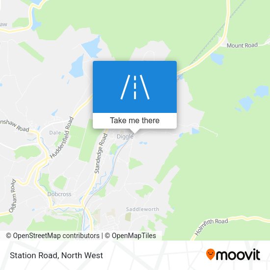 Station Road map