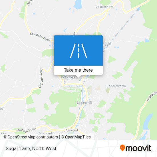 Sugar Lane map