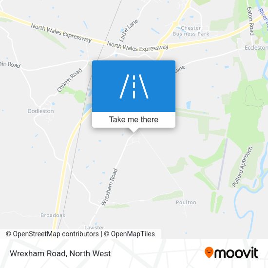 Wrexham Road map