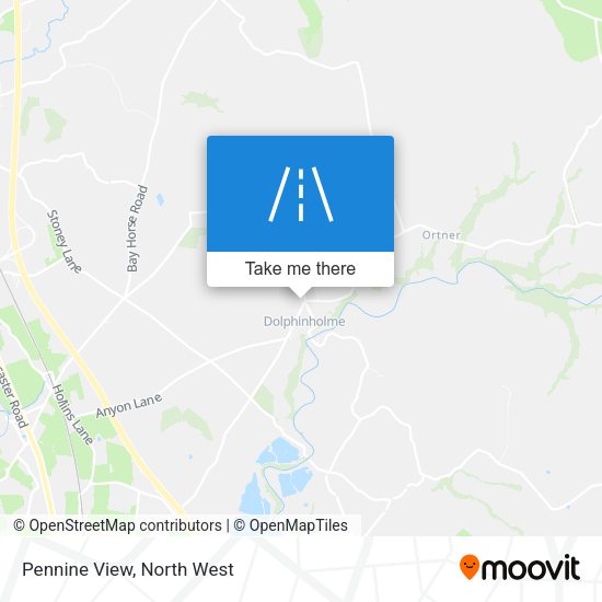 Pennine View map