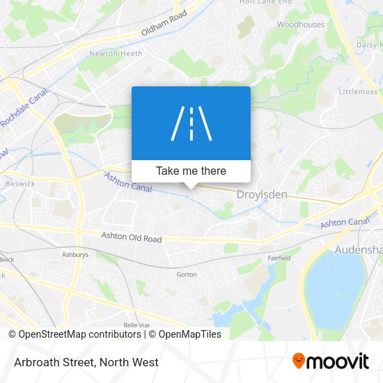 Arbroath Street map