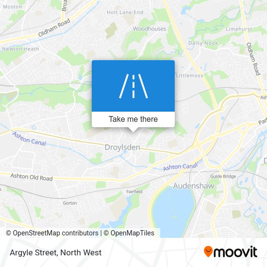Argyle Street map