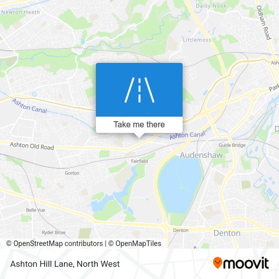 Ashton Hill Lane map
