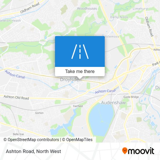 Ashton Road map