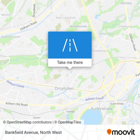 Bankfield Avenue map