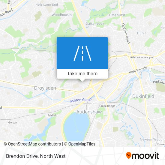 Brendon Drive map