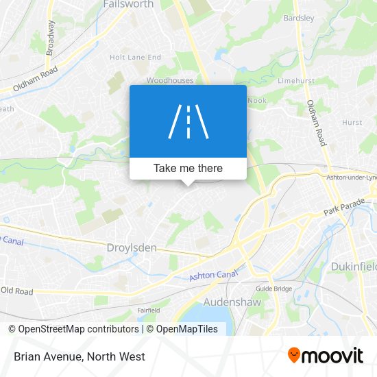 Brian Avenue map