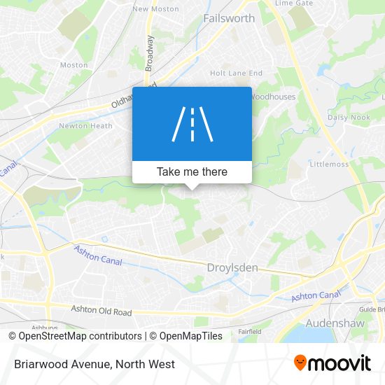 Briarwood Avenue map
