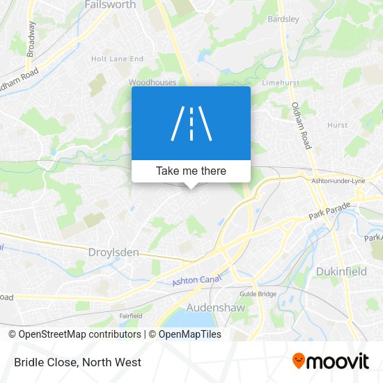Bridle Close map