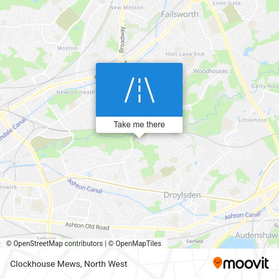 Clockhouse Mews map