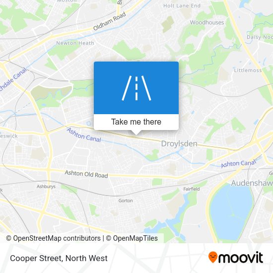 Cooper Street map