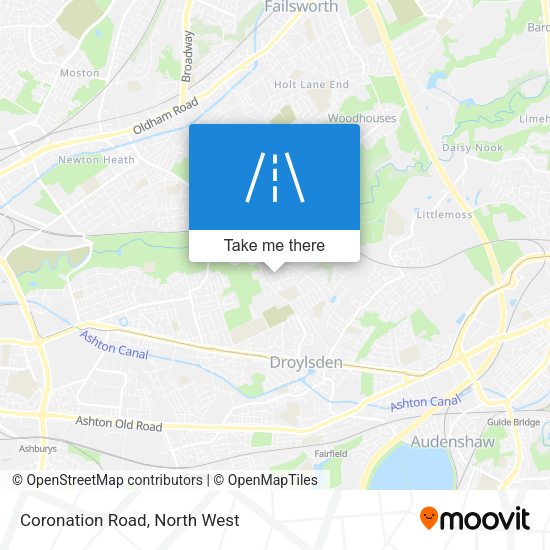 Coronation Road map