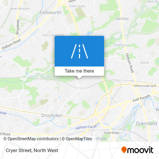 Cryer Street map