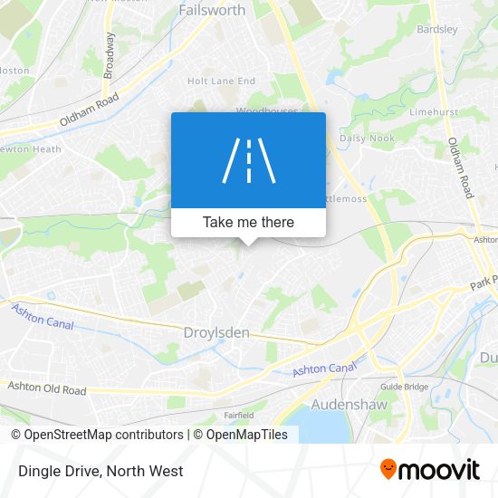 Dingle Drive map