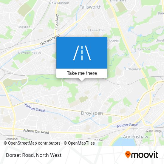Dorset Road map