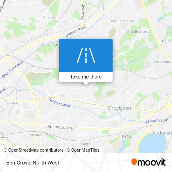 Elm Grove map
