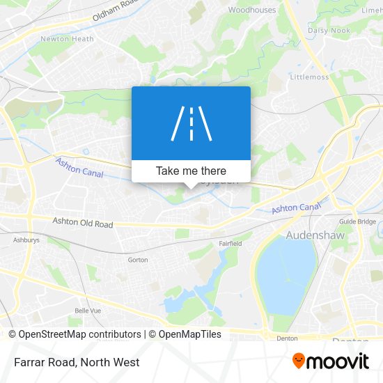 Farrar Road map