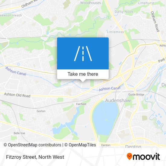 Fitzroy Street map