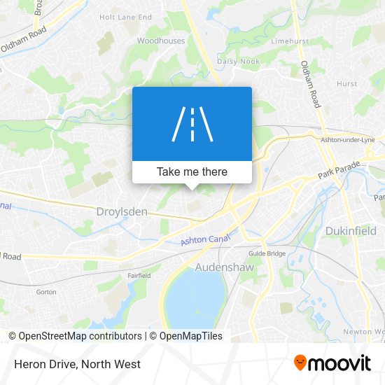 Heron Drive map