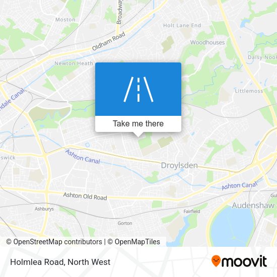 Holmlea Road map