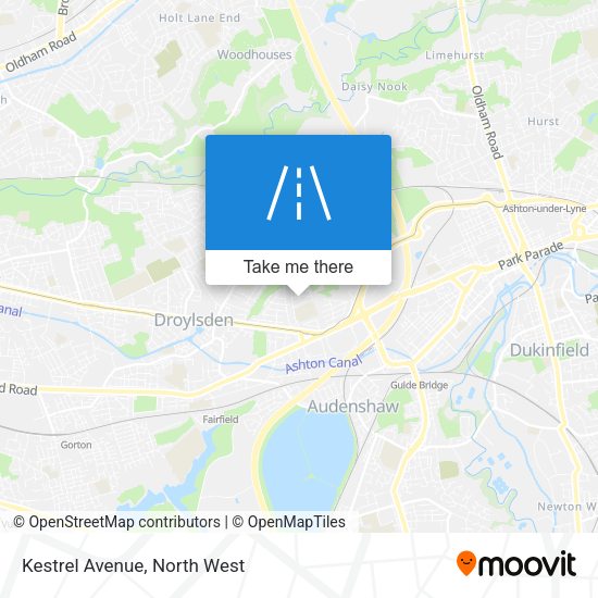 Kestrel Avenue map