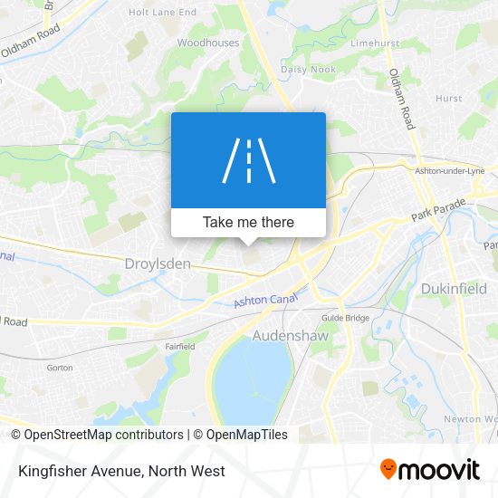 Kingfisher Avenue map