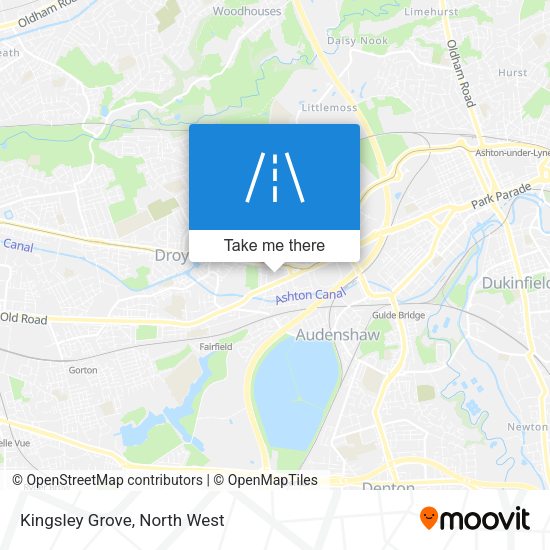 Kingsley Grove map