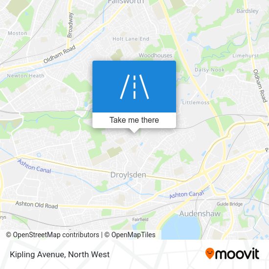 Kipling Avenue map