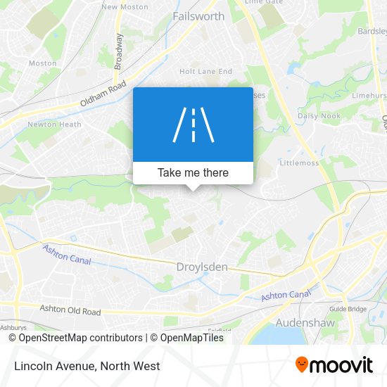 Lincoln Avenue map