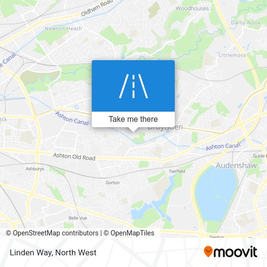 Linden Way map