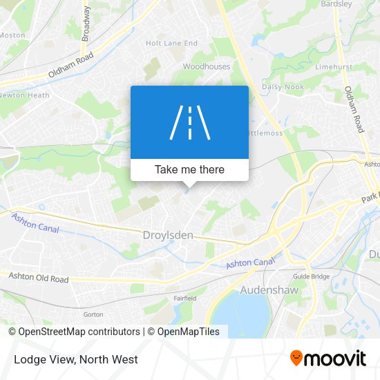 Lodge View map
