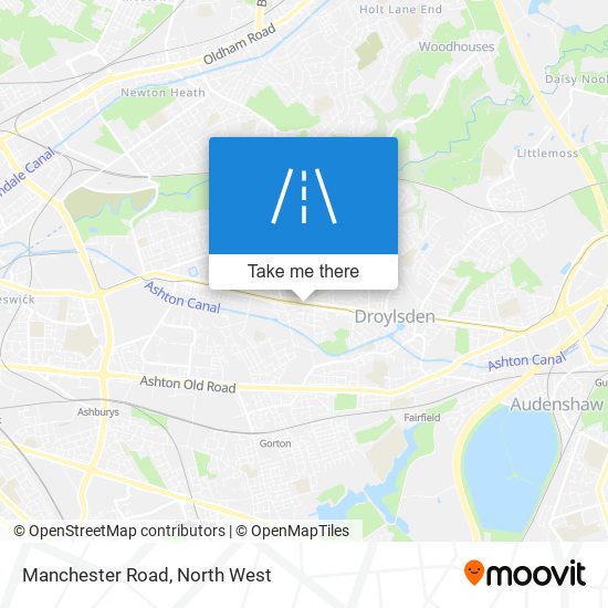 Manchester Road map