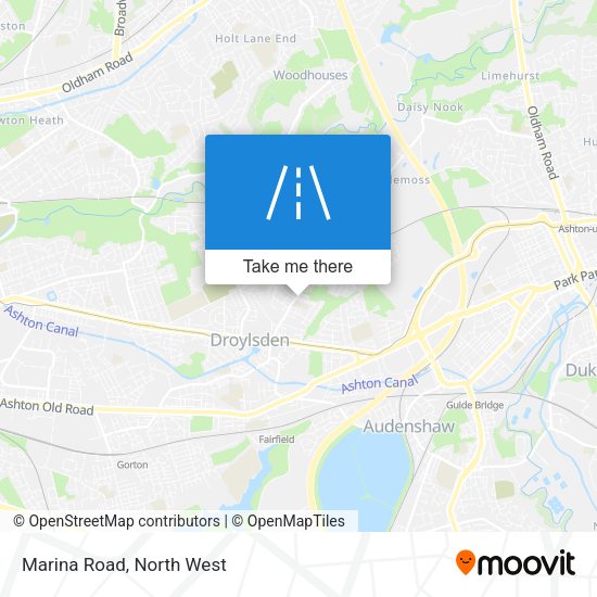 Marina Road map