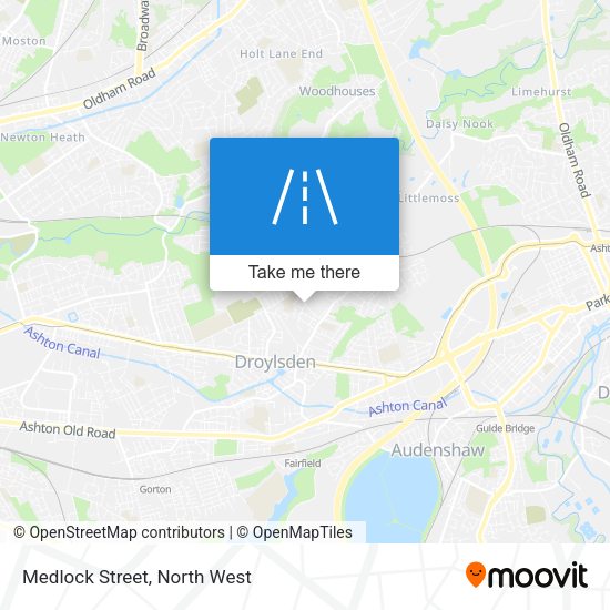 Medlock Street map