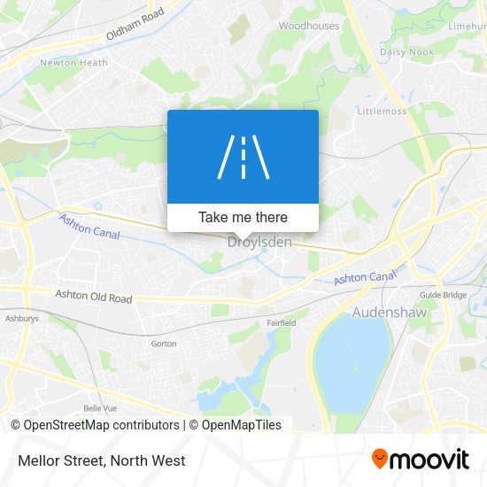 Mellor Street map