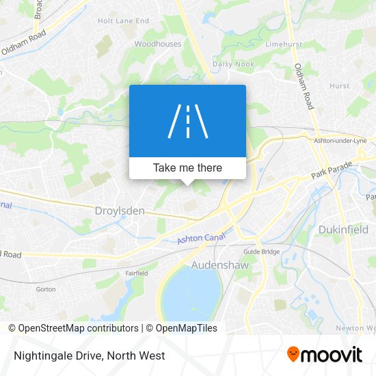 Nightingale Drive map